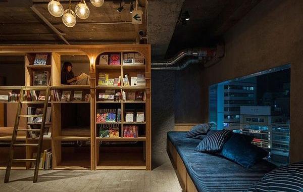 Book and Bed Tokyo, капсульный отель Япония, отель читать книги спать