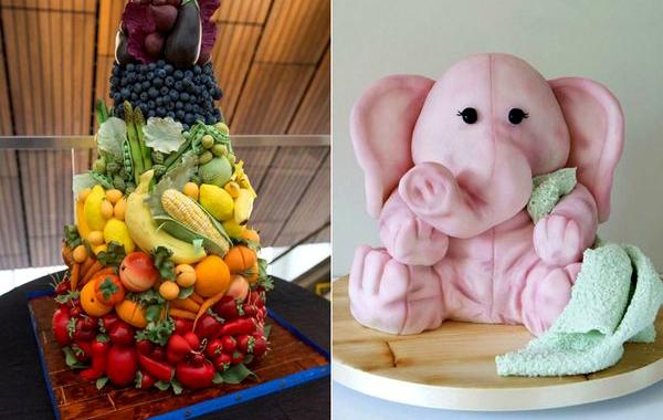 невероятные торты, скульптурные торты, тематические торты, красивые торты