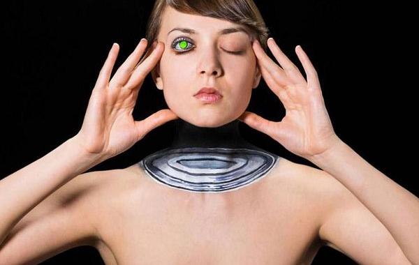  Хикару Чо, Hikaru Cho, боди-арт  Хикару Чо,Галлюциногенный боди-арт, боди-арт оптические иллюзии