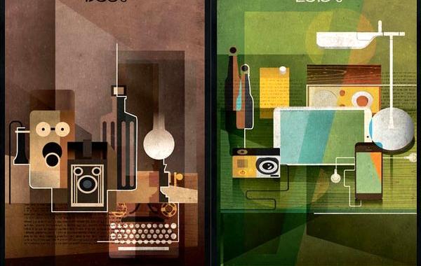 Life Style, Федерико Бабина, Federico Babina, эволюция жизни людей, развитие повседневных предметов, развитие предметов с 1900 по 2010