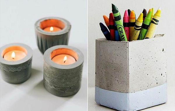 поделки из цемента, что сделать из цемента, цемент идеи