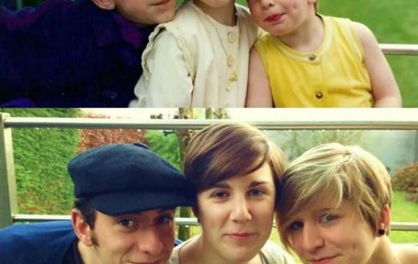 До и после. Люди повторяют свои же фотографии сделанные в далеком прошлом