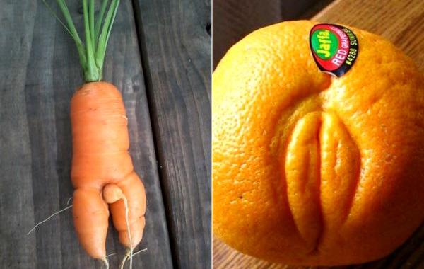 пошлые продукты, продукты похожие на, продукты похожие на половые органы