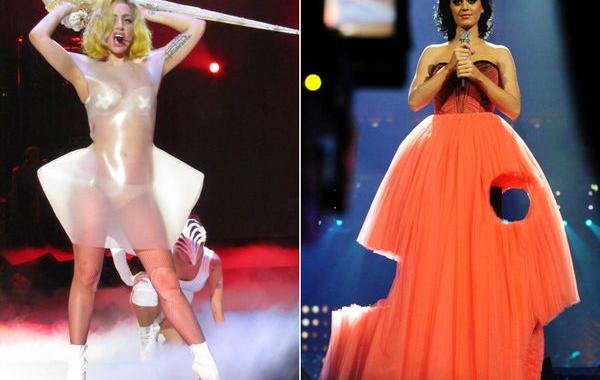 безумные наряды звёзд, провальные концертные наряды