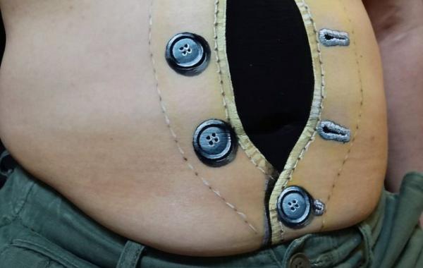 Реалистичный и жуткий боди-арт Хикару Чо Hikaru Cho