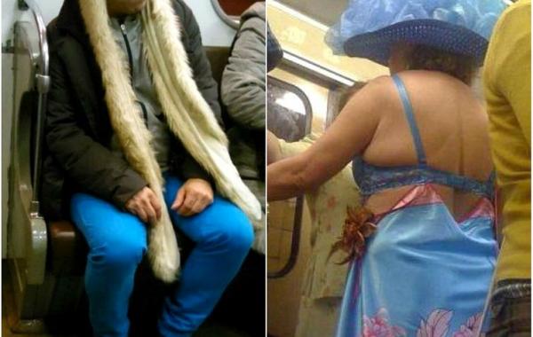 мода петербургского метро, мода метро, модники в транспорте, странные пассажиры метро 