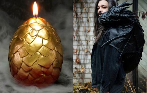 вещи вдохновлённые Игрой престолов, штуки с драконами, тематические вещи с драконами