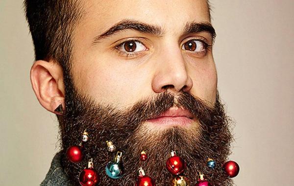 beard baubles, christmas beards, украшения для бороды