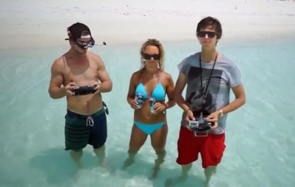 Удивительное видео снятое с помощью летающих дронов cinedrone