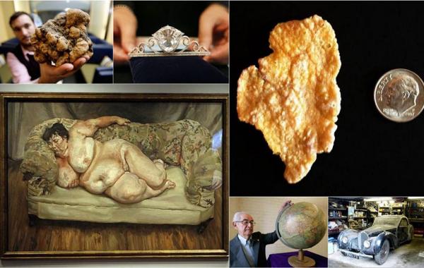 Самые дорогие и редкие лоты аукционов со всего мира