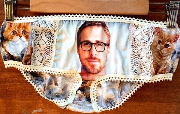 трусы с Райаном Гослингом, винтажные трусы, Кэндис Пью, Candice Pugh