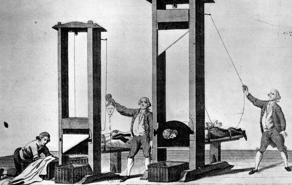 факты о гильотине, всё о гильотине