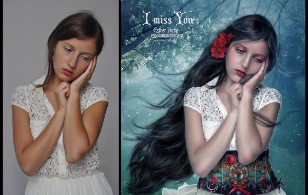 фотографии до и после фотошопа