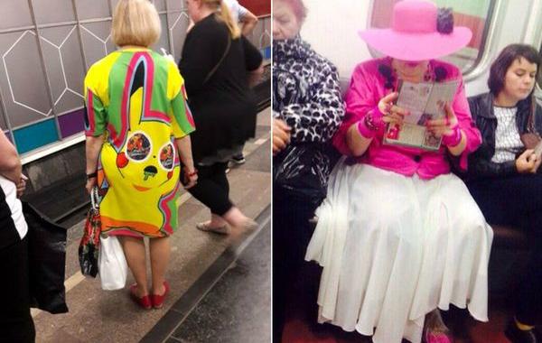 мода петербургского метро, мода метро, модники в транспорте, странные пассажиры метро 