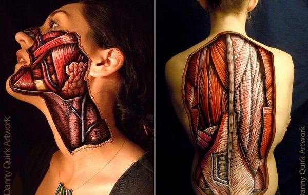 анатомический боди-арт, Дэнни Куирк, Danny Quirk