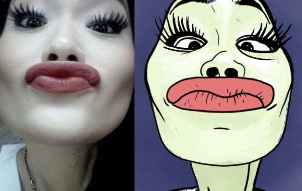 селфи Selfies,уродливые неудачные селфи, селфи ироничные иллюстрации рисунки