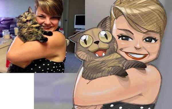 Роберт Де Джизес, Robert De Jesus, художник превращает фотографии незнакомцев в аниме