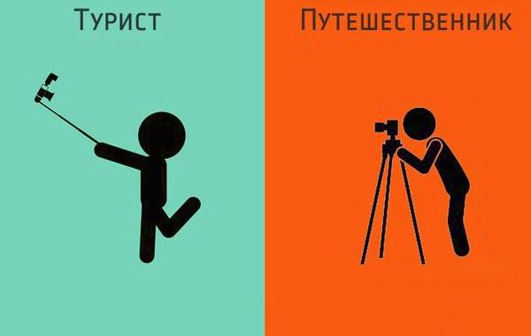 турист или путешественник, турист против путешественника 