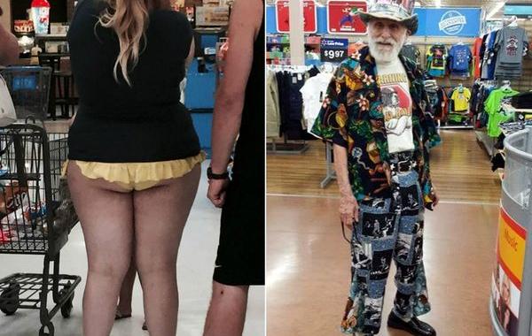 people of walmart, странные американцы, наряды посетителей американских супермаркетов