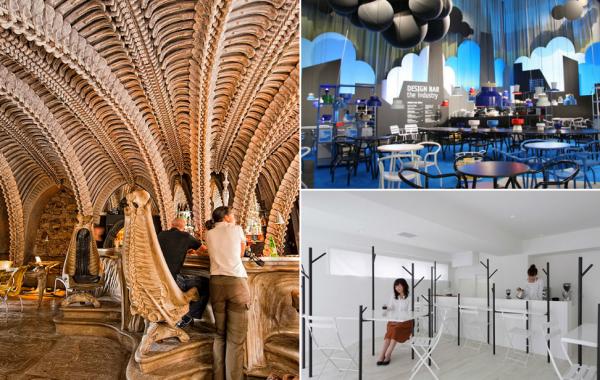 креативный интерьер, бары и рестораны с необычным дизайном 