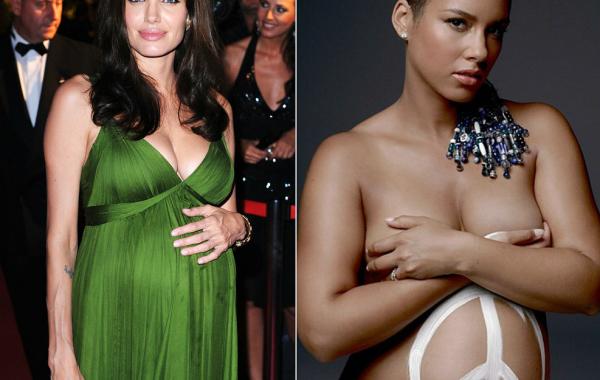 беременные звёзды, звёзды Голливуда во время беременности 