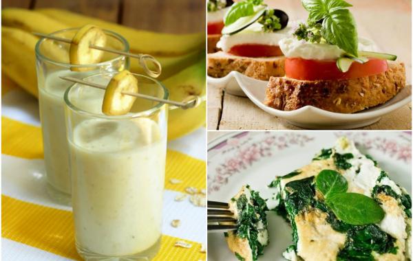 30 диетических завтраков, полезный завтрак, диета, правильное питание