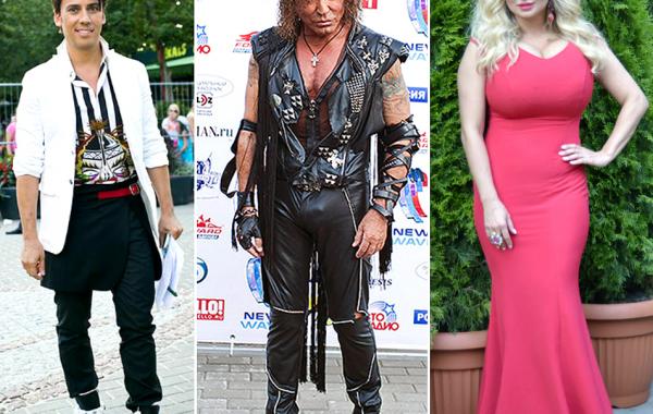 худшие наряды  образы новая волна 2014, нелепые наряды новая волна 2014