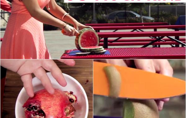 как очистить арбуз, как правильно чистить фрукты