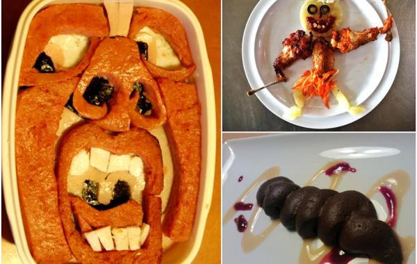 ужасные блюда, мерзкая еда, жуткий торт