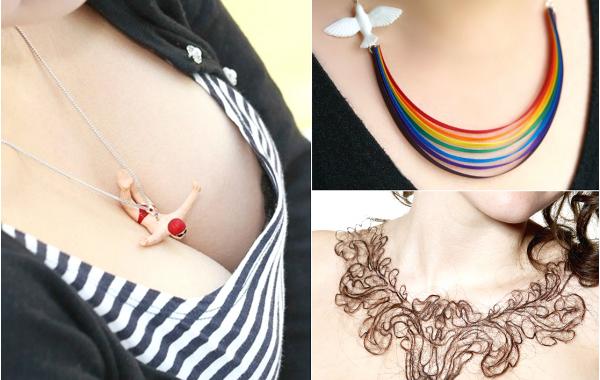 creative Necklace, креативные украшения, необычные подвески ожерелья