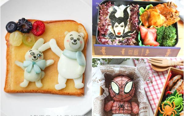 Li Ming, Ли Мин, бэнто, bento monsters, мама создаёт милые мультяшные ланчи 