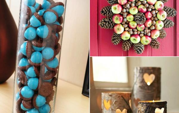 осенние идеи декор, дизайнерские идеи для осеннего интерьера 