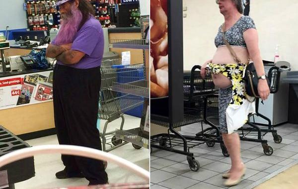 people of walmart, странные американцы, наряды посетителей американских супермаркетов