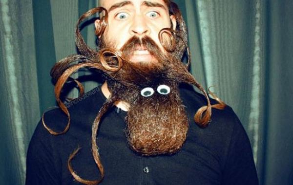 Mr. Incredibeard, скульптуры из бороды, Исайя Вэбб, Isaiah Webb