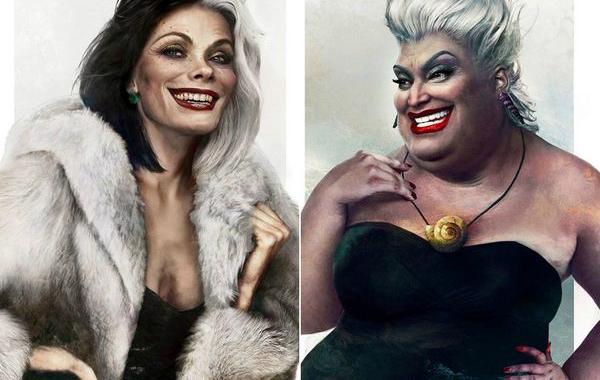  злодеи из диснеевских мультфильмов в реальной жизни, злодеи диснея будучи людьми