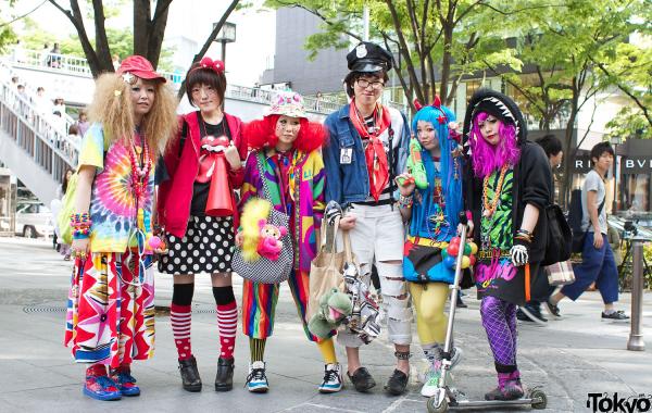 Японские неформалы квартала Харадзюку, Harajuku