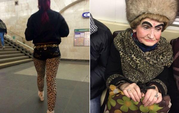 мода петербургского метро, мода метро, модники в транспорте, странные пассажиры метро 
