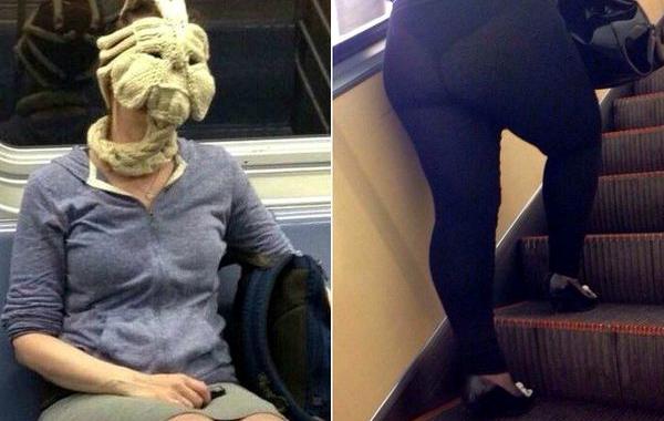 мода петербургского метро, мода метро, модники в транспорте, странные пассажиры метро 