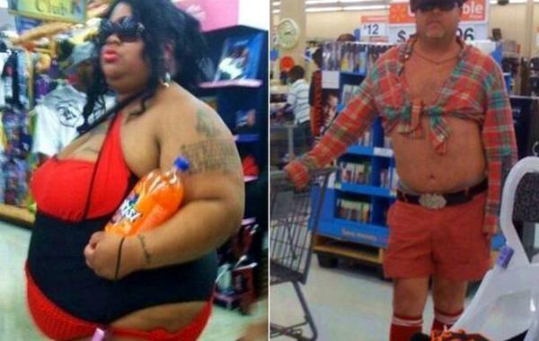 people of walmart, странные американцы, наряды посетителей американских супермаркетов