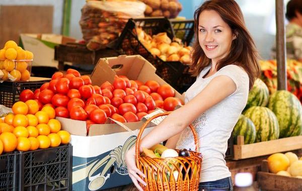 сезонные продукты, осенние овощи и фрукты