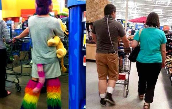 people of walmart, странные американцы, наряды посетителей американских супермаркетов