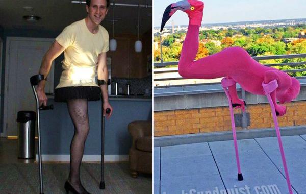 Джош Сандквист, Josh Sundquist, необычные костюмы на Хэллоуин