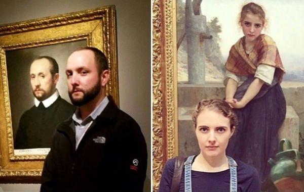 люди встретили двойников, двойники на картинах художников