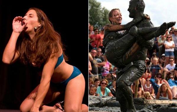 нелепые соревнования,бессмысленные соревнования