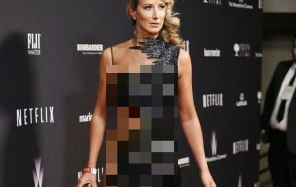 Откровенное платье Виктории Херви на церемонии Золотой Глобус