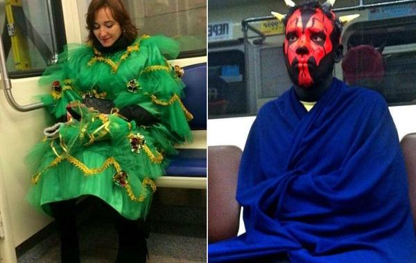 мода петербургского метро, мода метро, модники в транспорте, странные пассажиры метро 