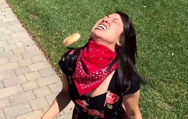 люди ловят еду, смешная пародия, Fritz dog