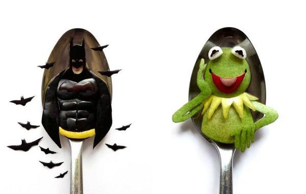 Искусство в ложке, картины в ложке,  Иоана Ванч, Ioana Vanc