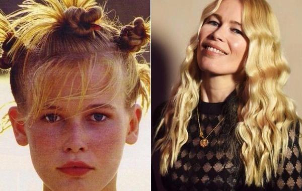 модели  в юности, известные модели в молодости и сейчас