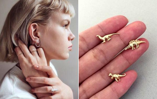 украшения в стиле минимализма, минималистичные украшения